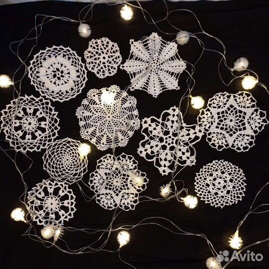 Салфетки снежинки