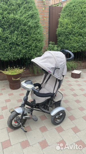 Велосипед коляска с ручкой