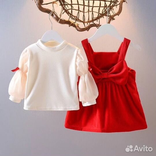 Платье с кофтой детское