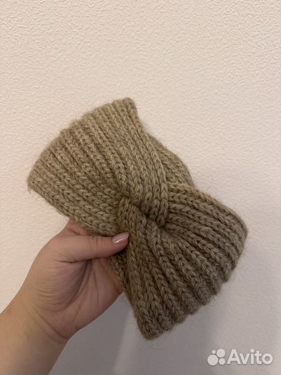 Шапка повязка перчатки