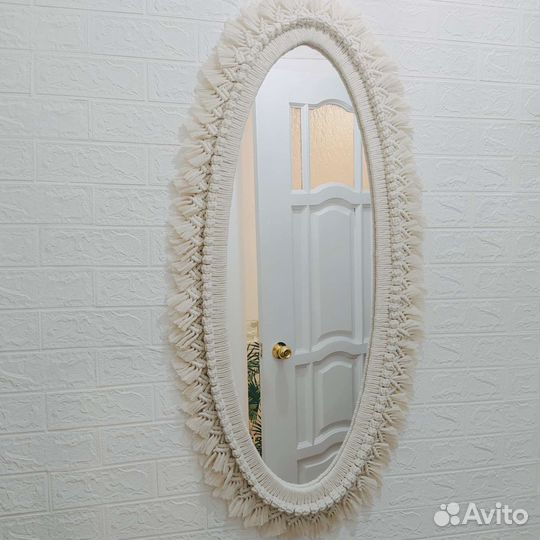 Зеркало макраме