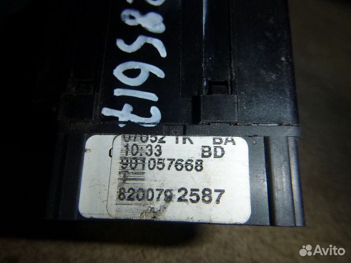 Переключатель стеклоочистителей renault duster 201