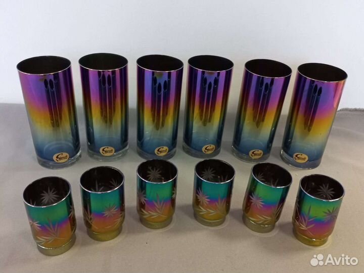 Набор стаканов стопок Винтаж Цена за все