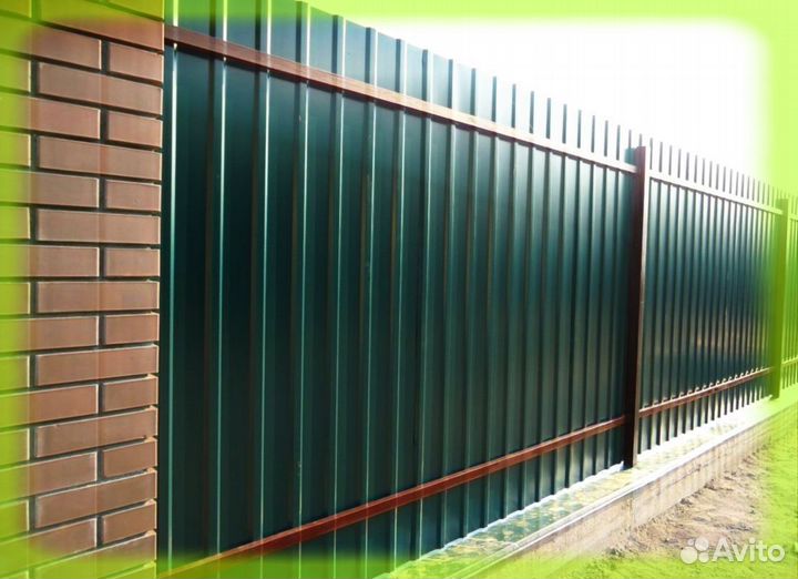 Забор из профнастила