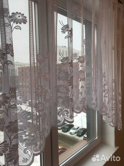 Штора на кухню арка