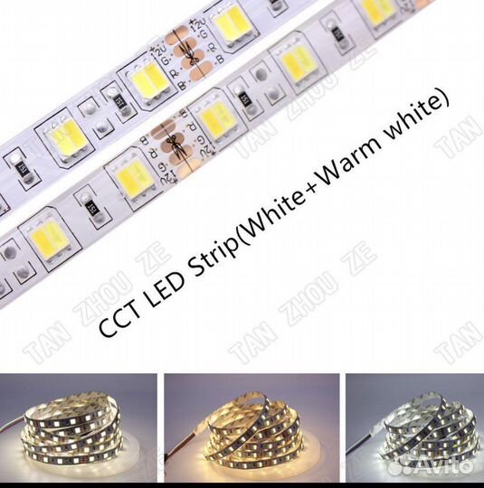 Лента светодиодная 220 3в1