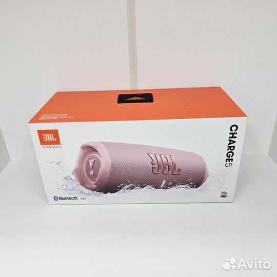 Портативная колонка JBL Charge 5 Pink. Новая