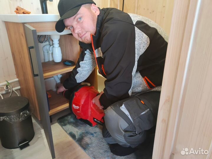 Сантехник. Прочистка канализации. Видеоинспекция