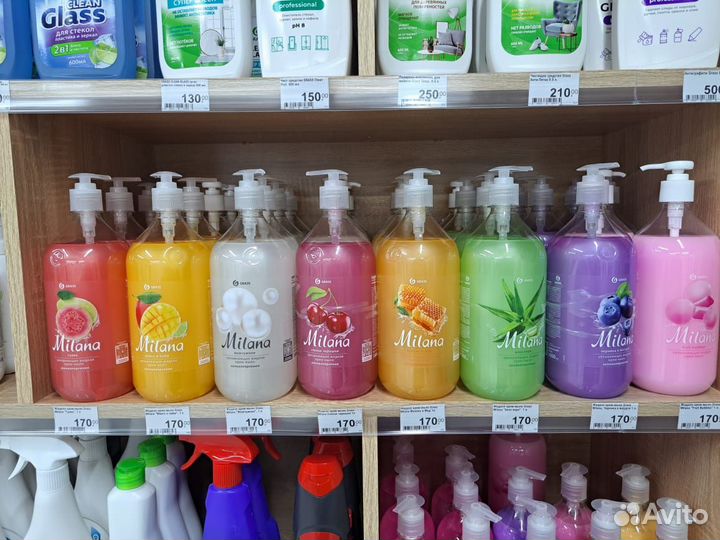 Жидкое крем-мыло Grass Milana