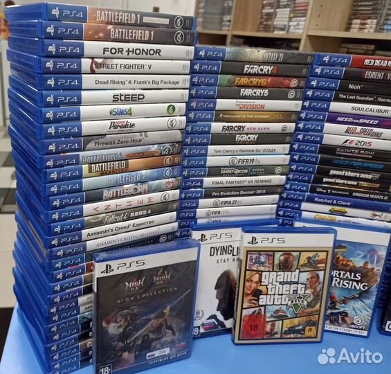 Большой ассортимент игр для PS4/PS5