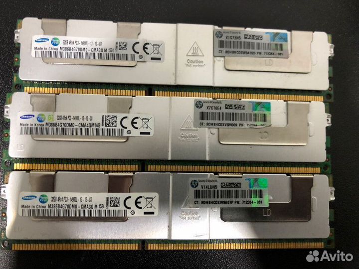 RAM 32 gb Samsung DDR3 PC3-10600R