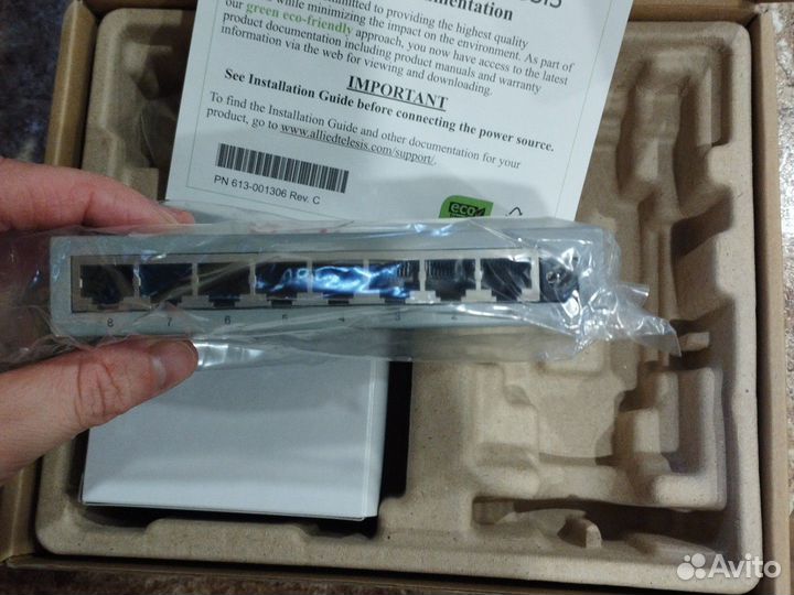 Новый сетевой коммутатор,8 портов