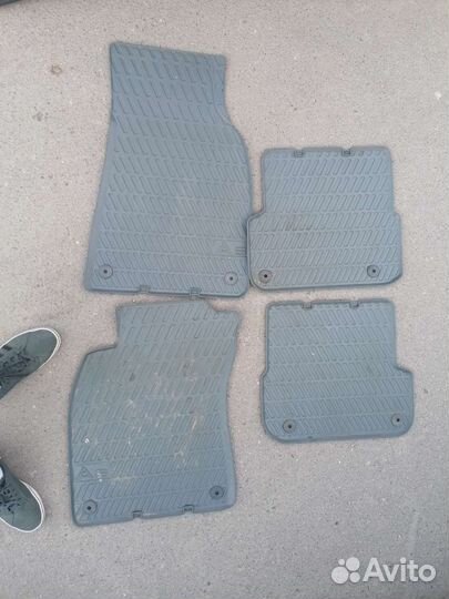 Оригинальные резиновые коврики ауди а6 с6