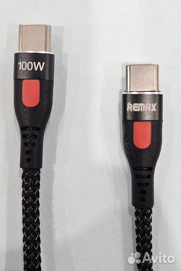 Кабель type c type c, быстрая зарядка, 1 метр