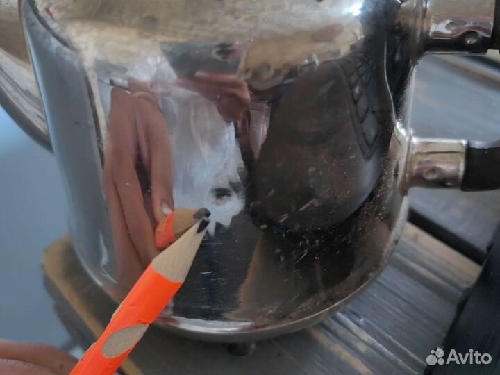 Чайник заварочный СССР мельхиор