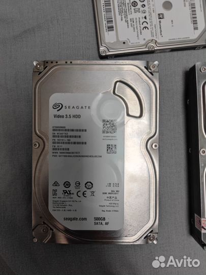 Жесткий диск Seagate 500GB и 2.5 Samsung 320