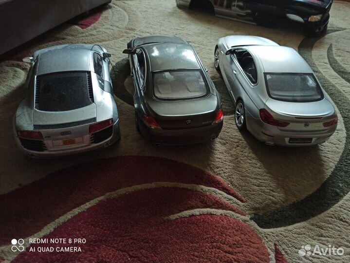 Машинки rastar и new bright масштаб 1/10