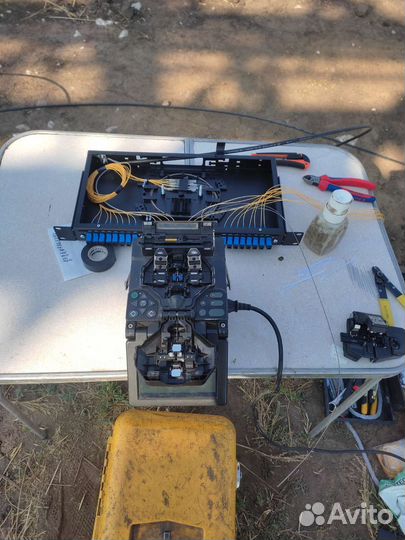 Сварка оптического кабеля, разварка волокна