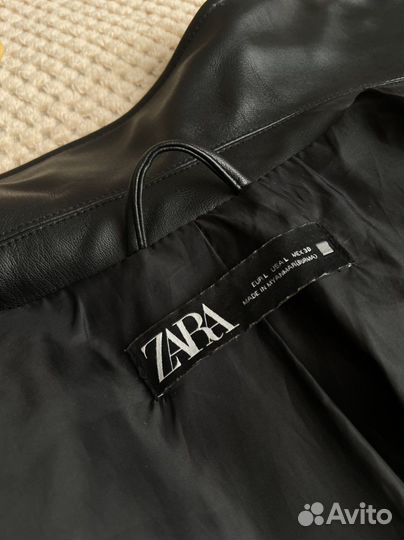 Куртка в Байкерском стиле из искуственой кожи