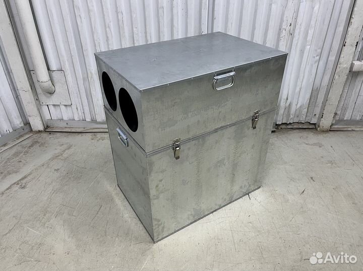 Шумбокс оцинкованный двойной