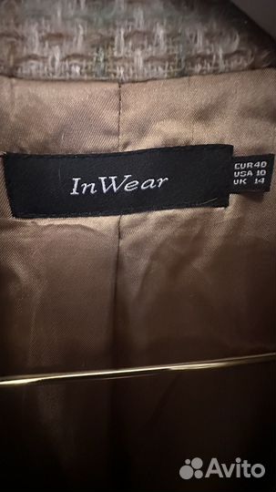 Пальто Inwear шерсть +мохер