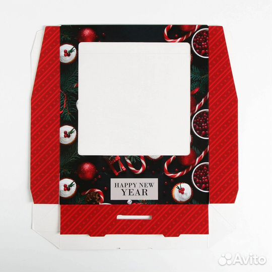 Коробка для подарка новый год