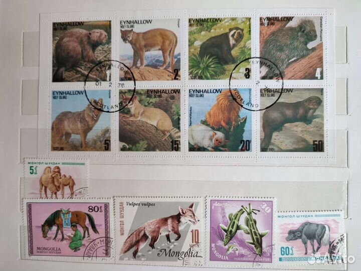 Почтовые марки СССР и других стран