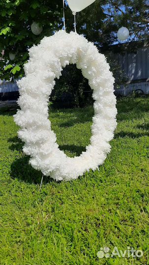 Свадебная фотозона, украшение свадьбы