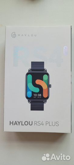 Умные часы haylou rs4 plus (смарт часы) черные + д