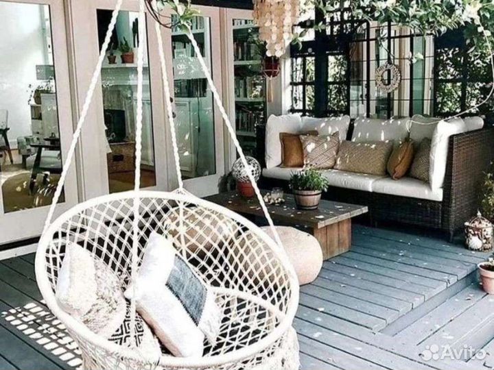 Подвесные качели-гамак, гнездо