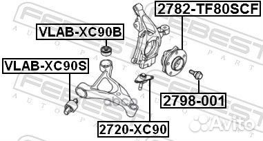 Сайлентблок vlab-XC90S vlab-XC90S Febest