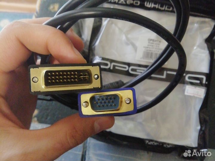 Кабель VGA - DVI 1,5 метра Новый