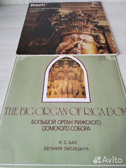 И.С.Бах виниловые пластинки