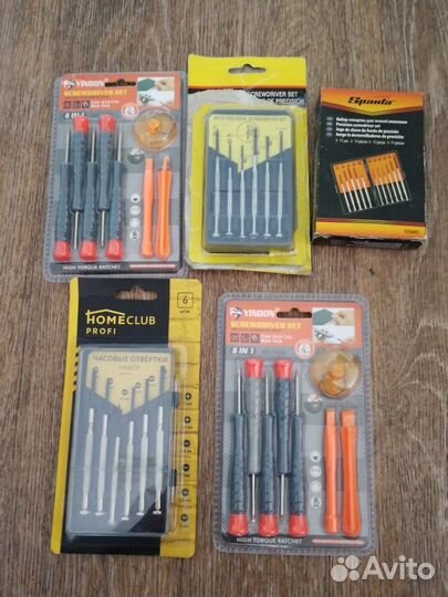 Набор отверток для точной механики