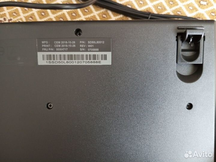 Клавиатура Lenovo Traditional Keyboard (FRU:00XH71