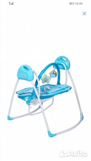 Детские электронные качели 2в1