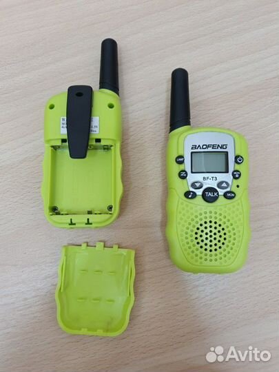 Детские рации Baofeng салатовые