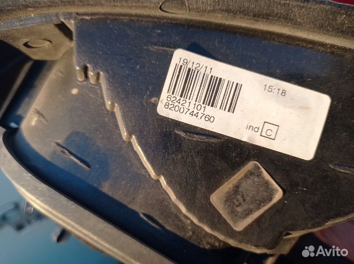 Задний фонарь рено логан