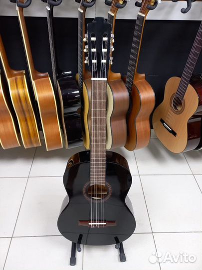 Черная Классическая гитара Fabio Новая