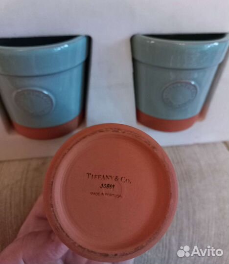 Tiffany горшок, кашпо,три штуки, оригинал