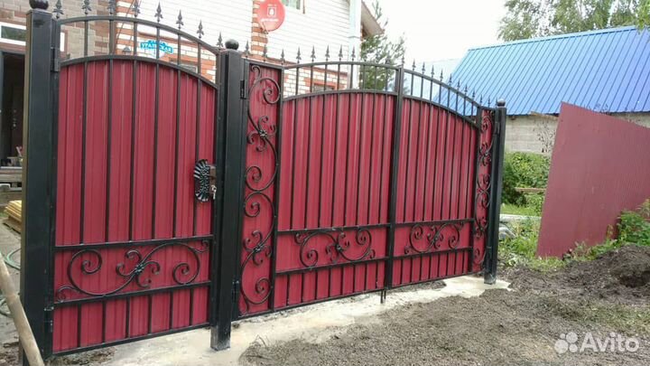 Ворота кованые