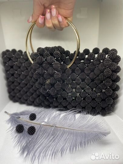Cумка из бусин Ручная работа