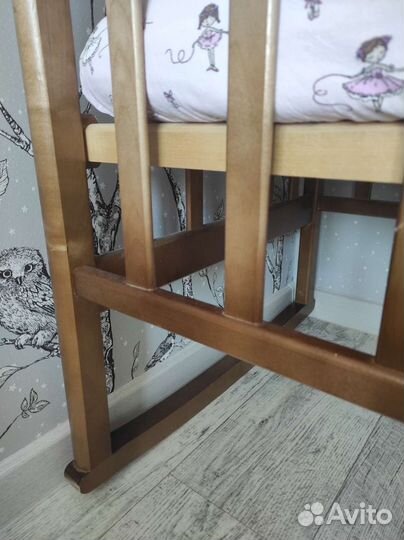 Детская кроватка с матрасом, дуга Tiny Love