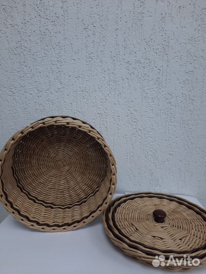 Корзина плетеная для хранения