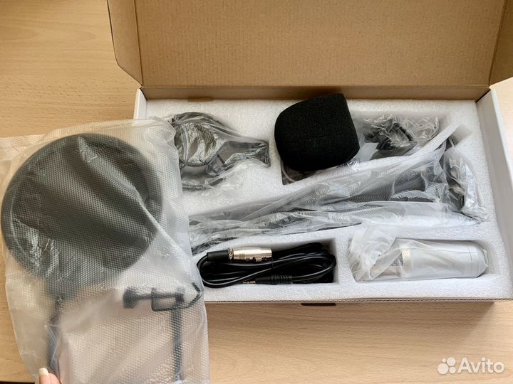 Профессиональный конденсаторный микрофон вм 800 с