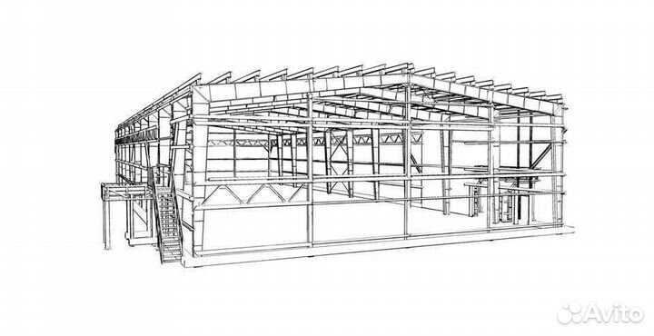 Ангар, Металлоконструкции