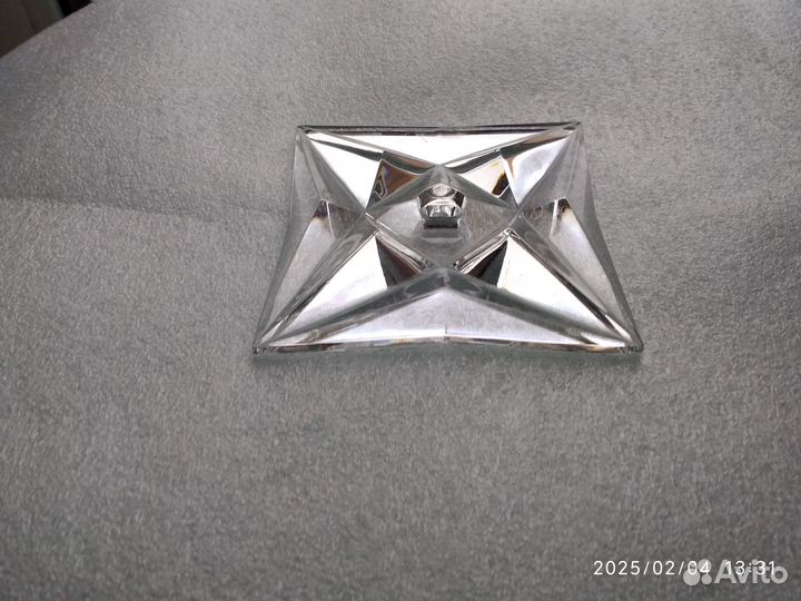 Хpустальных плaстины для бра СССР