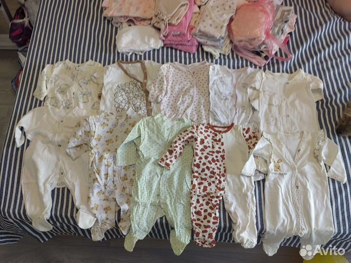 Детские вещи для девочки от 0 до года