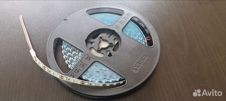 Светодиодная холод белая незащищенная лента 552