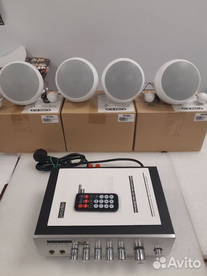 Комплект для озвучки баров, кафе, салонов 120Вт но